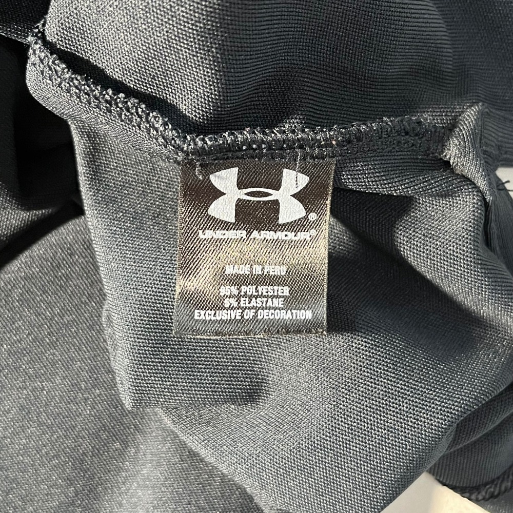 Under Armour Polo Shirt Loose Mens 2XL Black Athletic Sportswear Athleisure - Picture 5 of 9